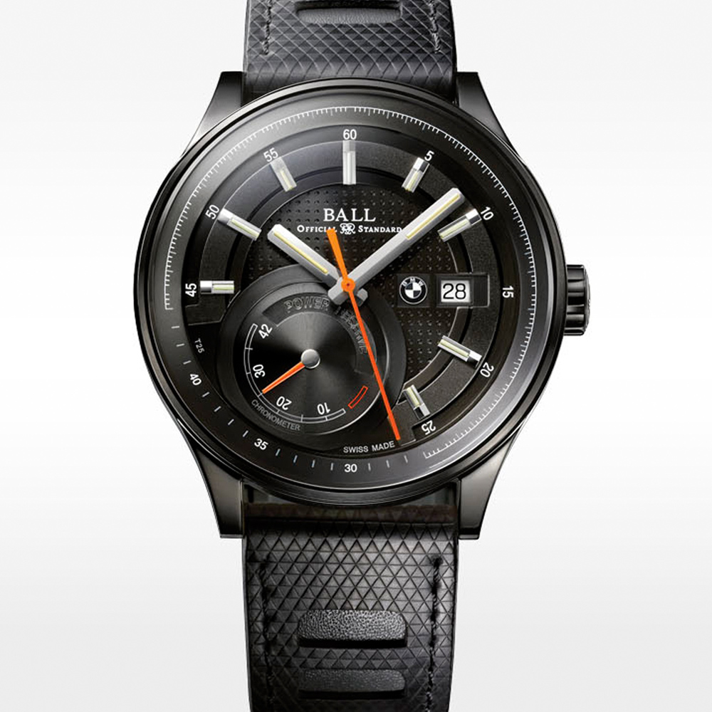B4_BALL 波爾錶 BMW能量顯示腕錶 -黑色/42mm