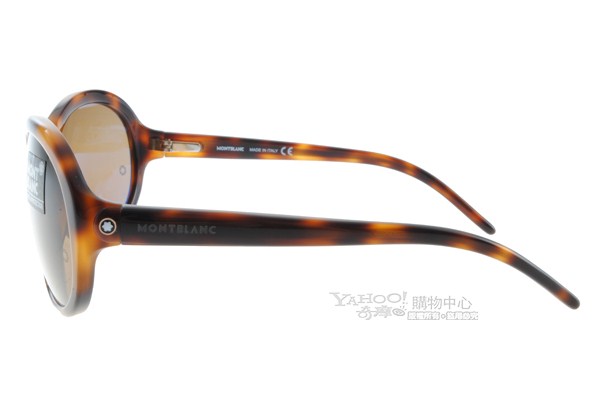 MONTBLANC萬寶龍太陽眼鏡 經典優雅/琥珀色#MB138S T32