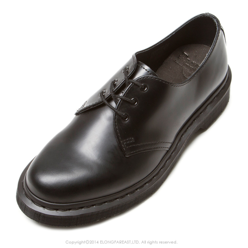 Dr.Martens-經典MONO3孔馬汀鞋-男款-黑色