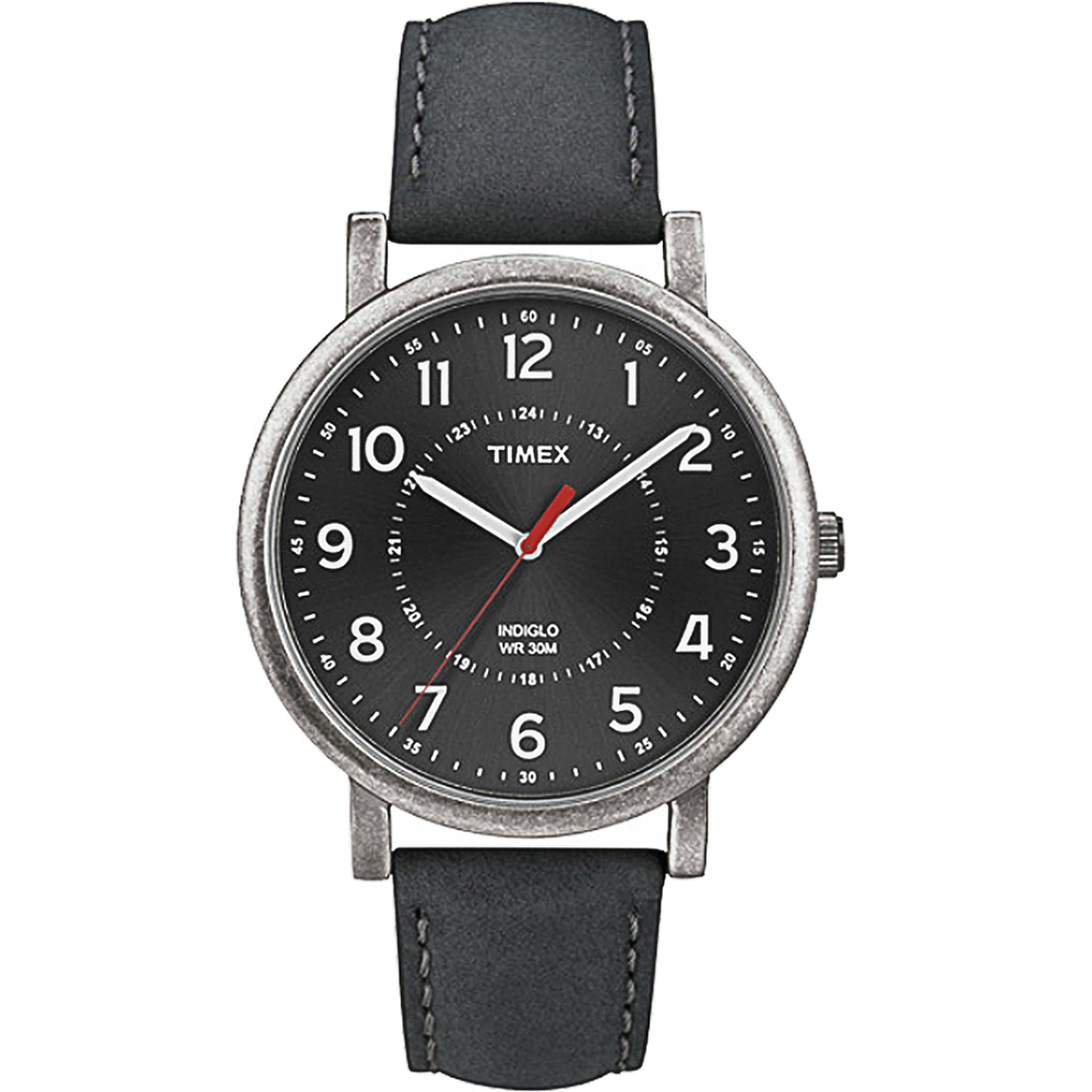 TIMEX 復刻系列潮流運動時尚腕錶-黑/42mm