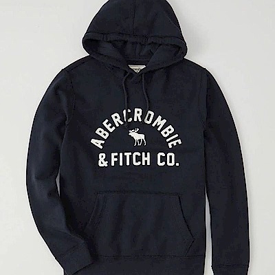 AF a&f Abercrombie & Fitch 帽T 藍色 0548