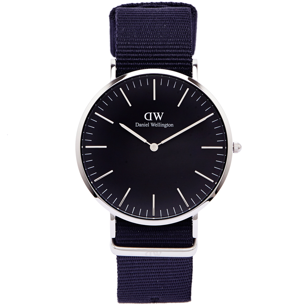 DW Daniel Wellington Cornwall手錶-黑面X黑色/40mm