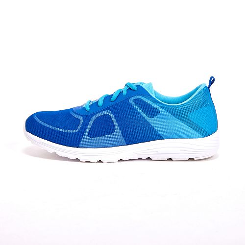 WALKING ZONE 漸層色造型 戶外運動鞋 男鞋-藍(另紅黑)