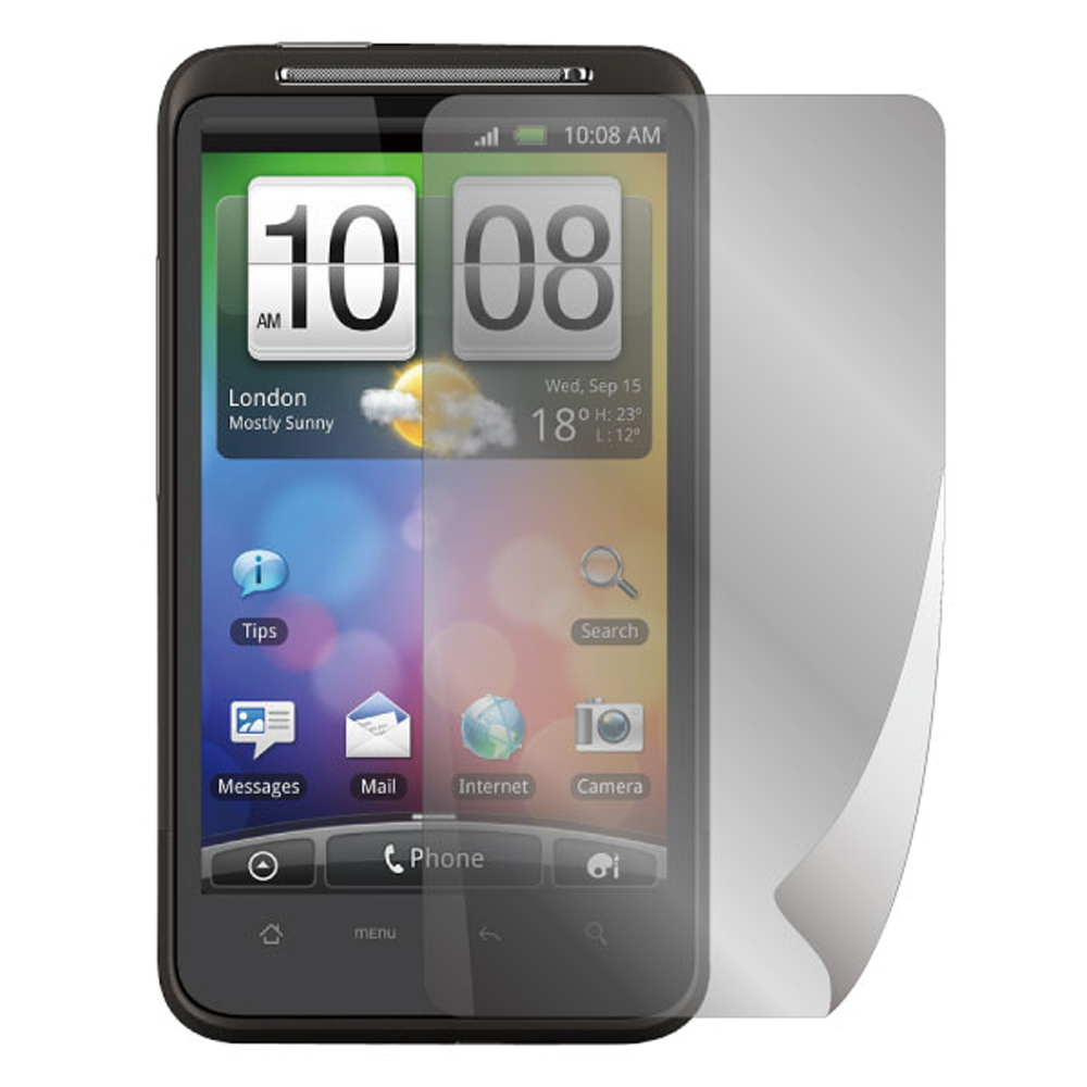 ZIYA HTC Desire HD  抗刮螢幕保護貼 (兩入裝)