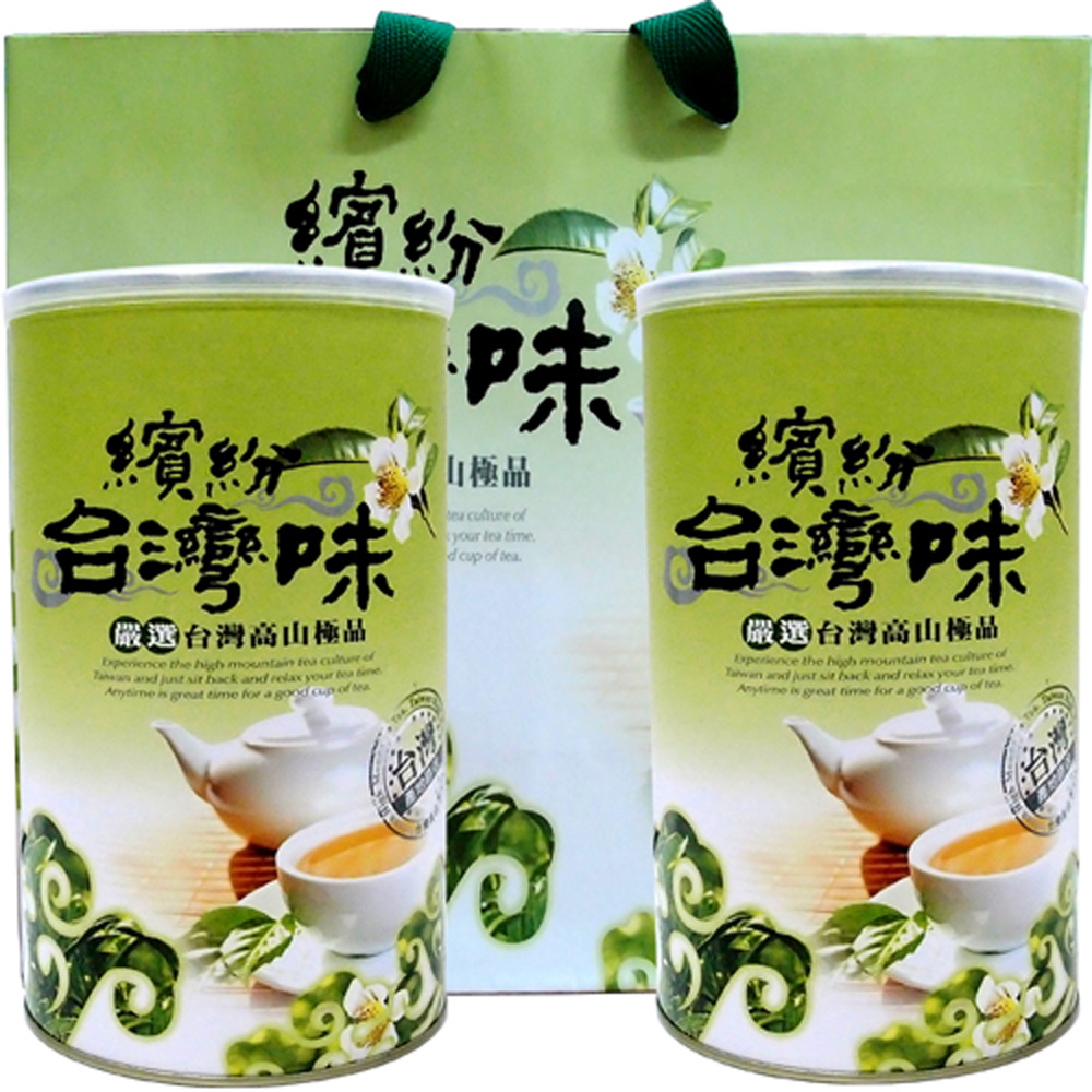 新造茗茶 台灣極品手採高山茶-清新綠(150gx2罐)