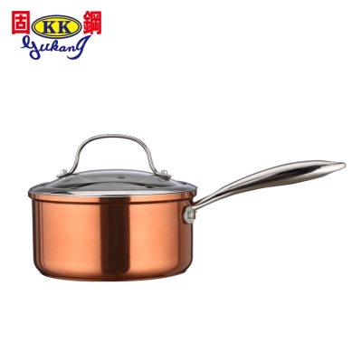 固鋼 皇家銅鈦精品鍋具18cm湯鍋