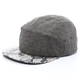 KANGOL - 英國袋鼠 - 經典系列 - 蛇皮紋棒球帽 - 灰色 product thumbnail 1