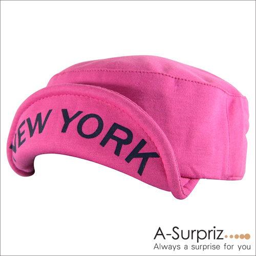 A-Surpriz 潮人NEW YORK反摺帽(桃)