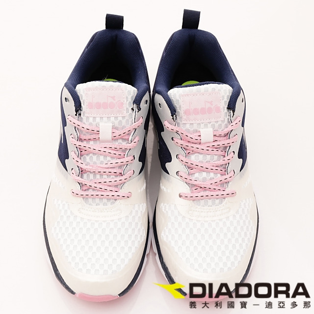 DIADORA-乳膠動能跑鞋款-RSI018白藍(女段)