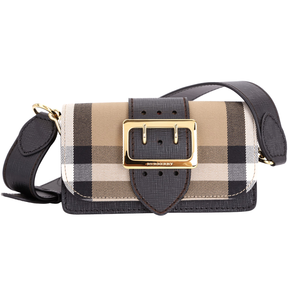 BURBERRY The Buckle House 穿釦設計格紋 