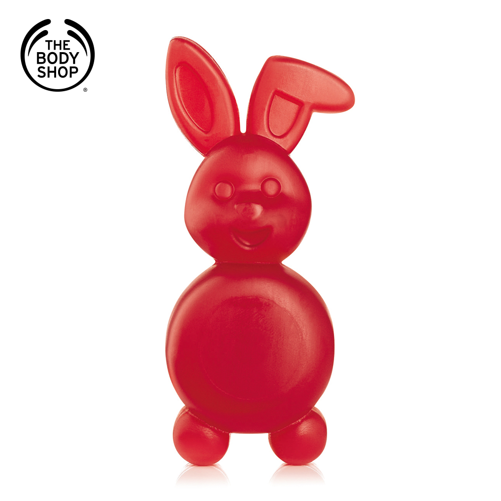 The Body Shop 反對動物實驗-公益兔寶潔膚皂(草莓)50G