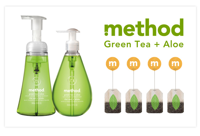 Method 美則 綠茶蘆薈天然泡沫洗手露300ml