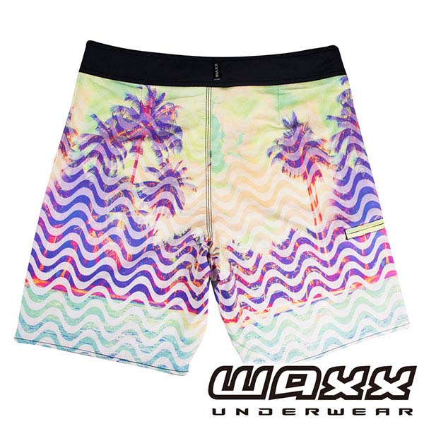 WAXX 熱帶系列-歡樂假期吸濕排汗男性衝浪褲