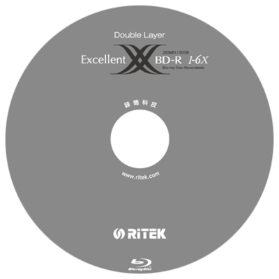 錸德 Ritek 藍光 X版 BD-R 6X DL 50GB 可燒錄光碟片(10片)