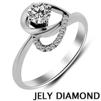 JELY LOVE DIAMOND 0.30克拉H&A八心八箭完美車工鑽戒