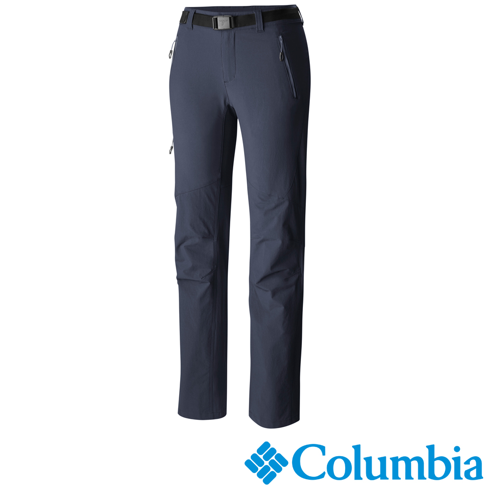 Columbia 哥倫比亞 女款-鈦防曬抗UV40防潑長褲-藍 UAR87640NY