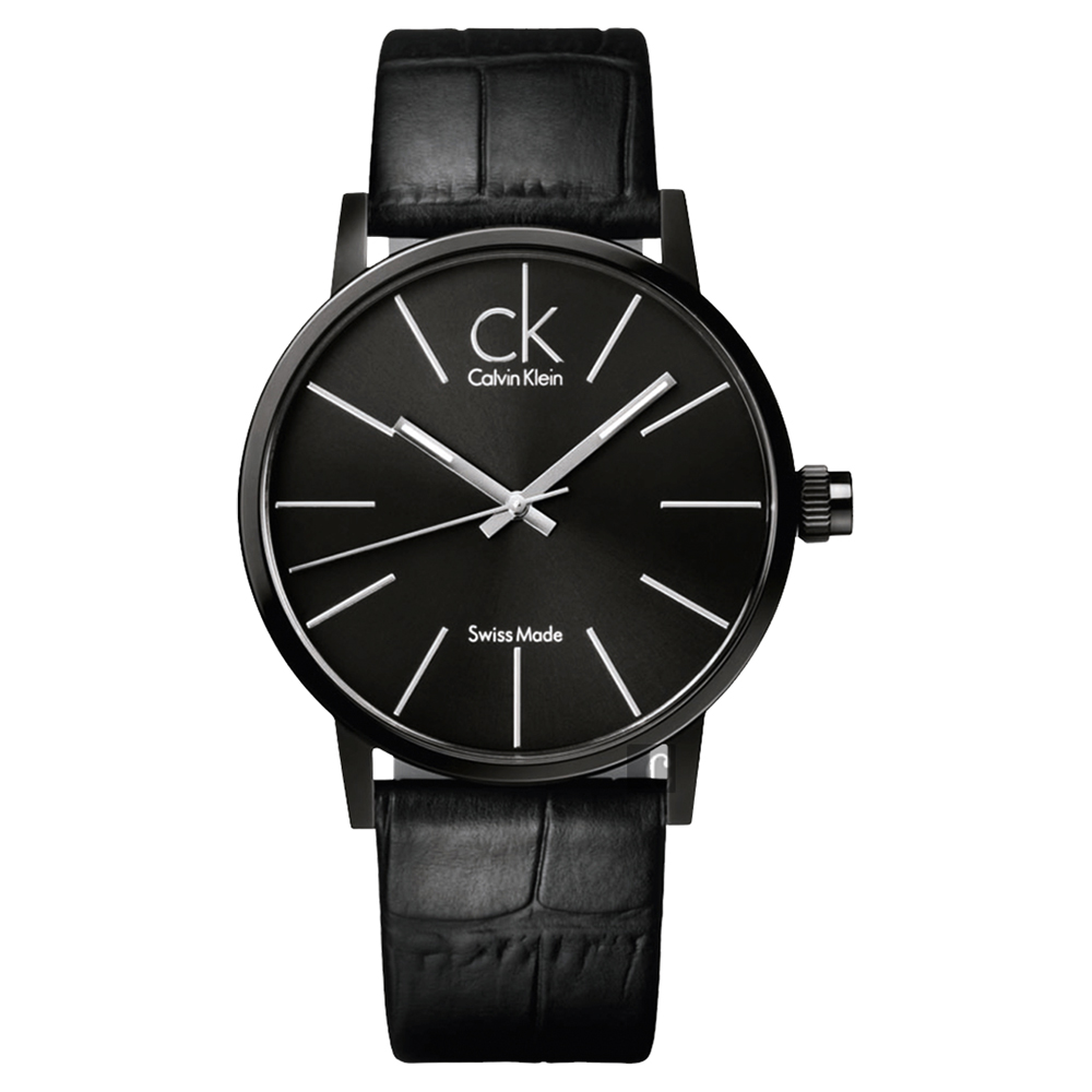 Calvin Klein CK Post Minimal 潮流紳士男錶-黑/42mm