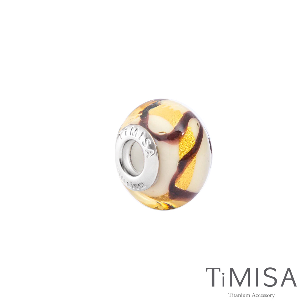 TiMISA《隨性漫舞(11mm)》純鈦琉璃 墜飾串珠