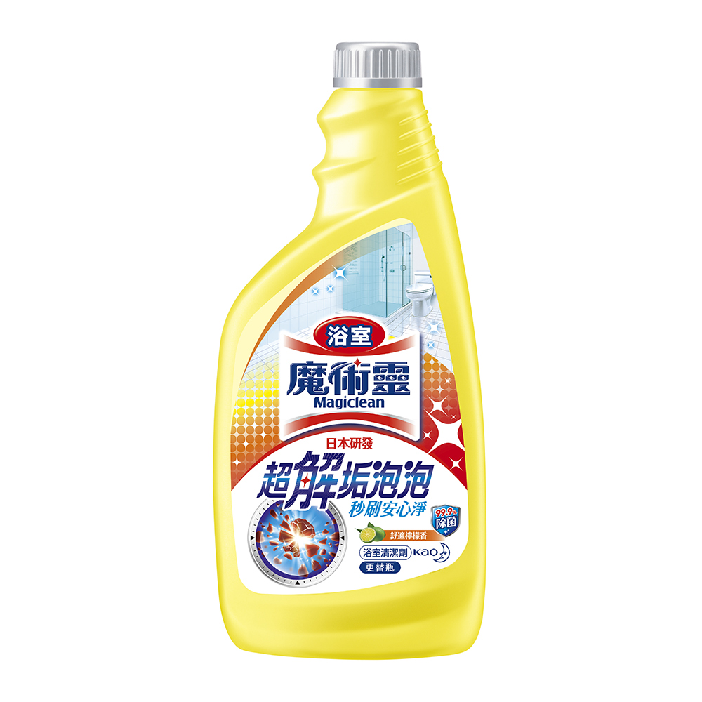 魔術靈 浴室清潔劑 舒適檸檬 更替瓶 (500ml)