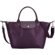 LONGCHAMP Le pliage Neo 短把尼龍摺疊兩用包(小/藍莓紫) product thumbnail 1