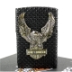 【ZIPPO】日系~Harley-Davidson-哈雷鷹-本印傳漆置真皮加工-金 product thumbnail 1