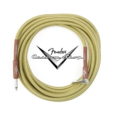 FENDER C.SHOP SL 5.5公尺長樂器導線 TWEED 黃色編織款