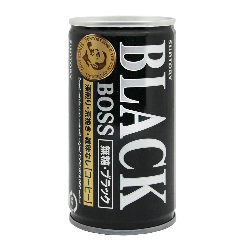 SUNTORY  BOSS咖啡-黑咖啡 (185g x4罐入)