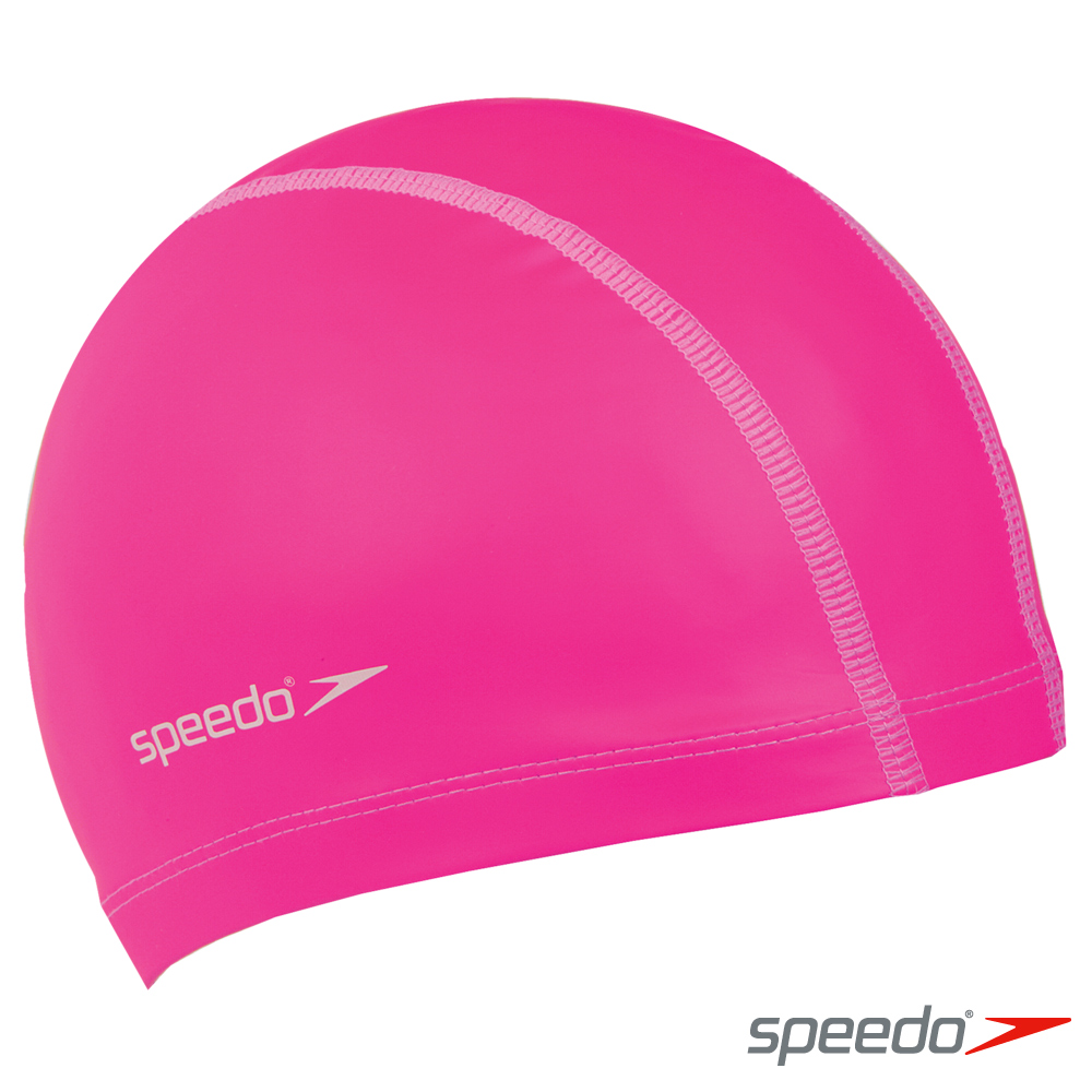 SPEEDO 成人 合成泳帽 Pace 粉紅 快速到貨