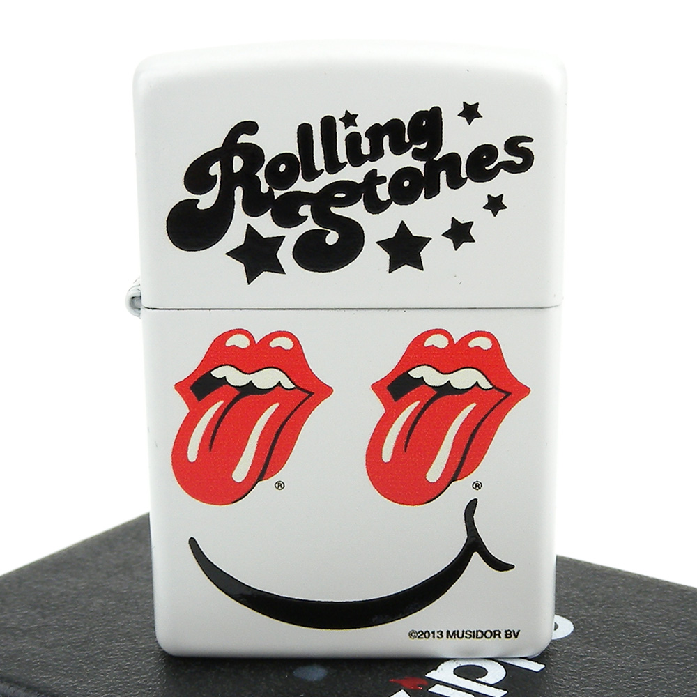 【ZIPPO】美系~Rolling Stones-滾石樂團圖案設計打火機