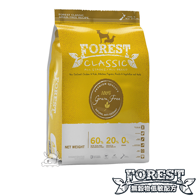 FOREST 森鮮 無穀物低敏天然全犬糧-雞肉配方 15磅 X 1包
