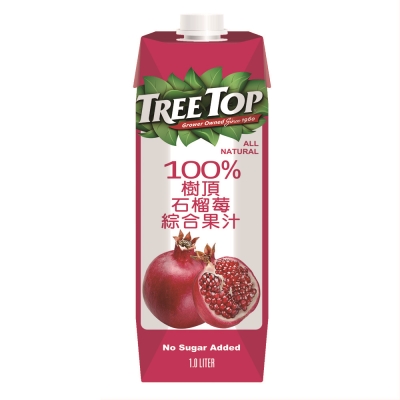 TreeTop樹頂 100%石榴莓綜合果汁(1000ml)