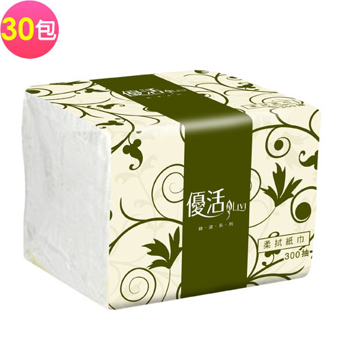 Livi優活柔拭紙巾(300張x30包)/箱