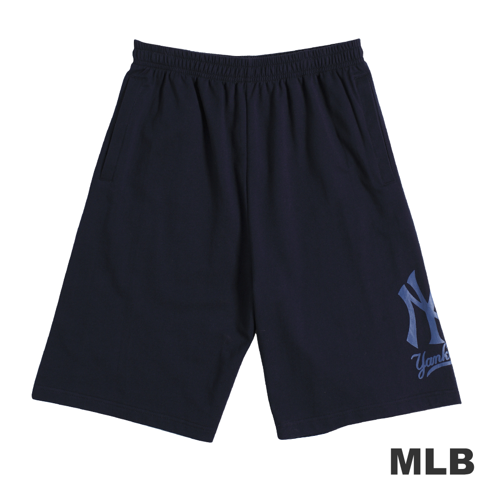 MLB-紐約洋基隊純棉運動短褲-深藍(男)