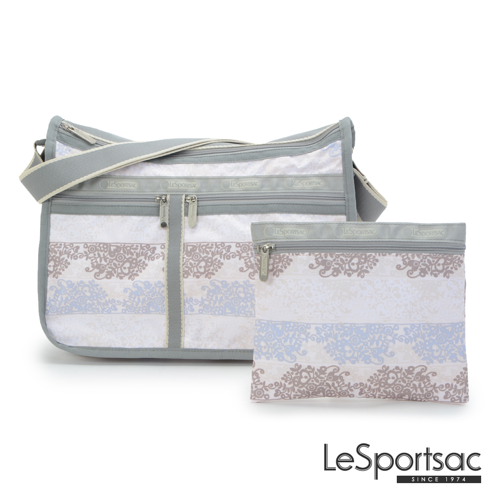 LeSportsac - Standard雙口袋A4大書包-附化妝包 (優雅圖騰)