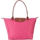 LONGCHAMP Le pliage 長提把摺疊水餃包(大/桃粉色) product thumbnail 1