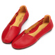 G.Ms. MIT系列-車縫簡約造型真皮娃娃便鞋- 俏皮紅 product thumbnail 1