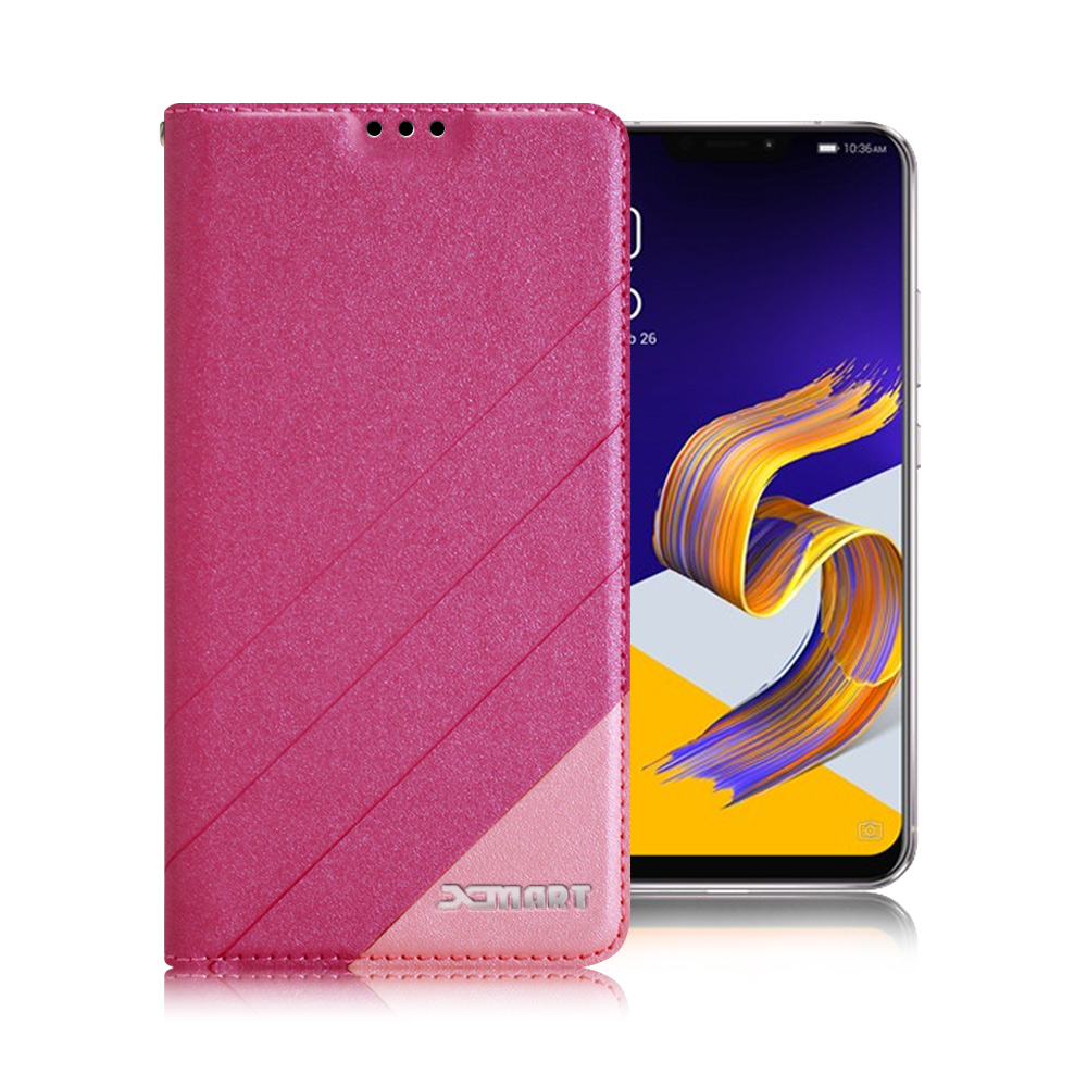 Xmart for ZenFone 5 2018 ZE620KL完美拼色磁扣皮套