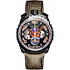 BOMBERG 炸彈錶 BOLT-68 藍骷顱限量計時手錶-咖啡/45mm product thumbnail 1