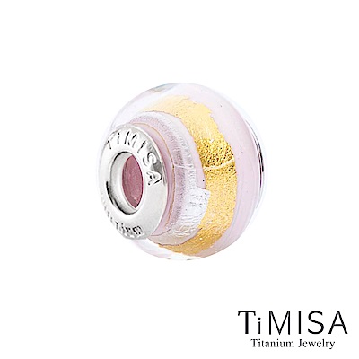 TiMISA 冰沙-粉(11mm)純鈦琉璃 墜飾串珠