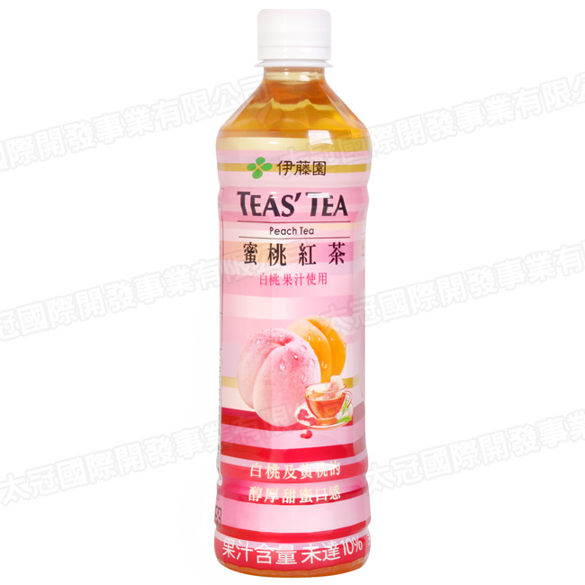 伊藤園 TEAS TEA蜜桃紅茶(530ml)