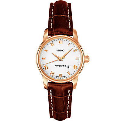 MIDO Baroncelli 雅典女神機械皮帶腕錶-29mm