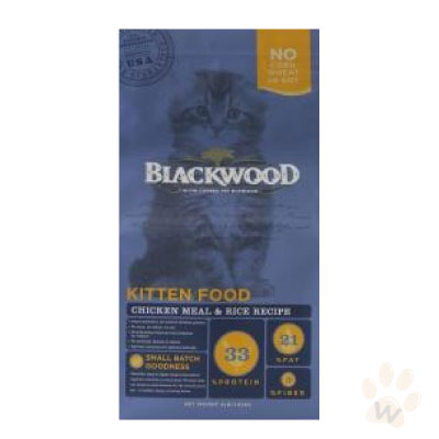 柏萊富blackwood 特調幼貓成長配方(雞肉+糙米)13.23磅