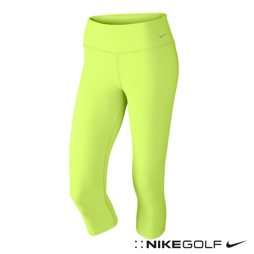 NIKE GOLF 女 休閒七分打底褲-活氧綠623011-702