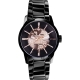 RELAX TIME RT62系列 人動電能地球腕錶-玫塊金x黑/45mm product thumbnail 1