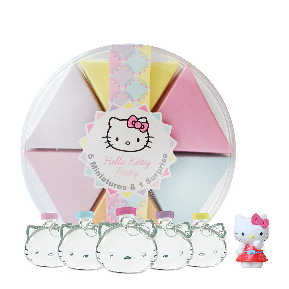 Hello Kitty 派對蛋糕淡香水禮盒 (小香 5ml × 5入+ Kitty 公仔)