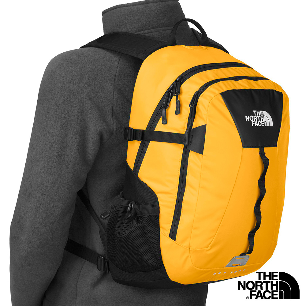 THE NORTH FACE BASE CAMP HOT SHOT 風格雙肩背包  黃