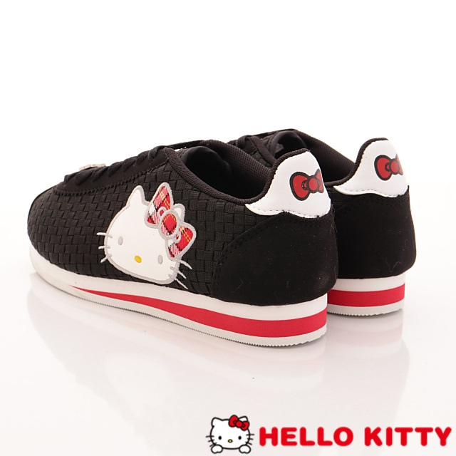 Hello Kitty-凱蒂編織休閒款-NI16150黑(女段)