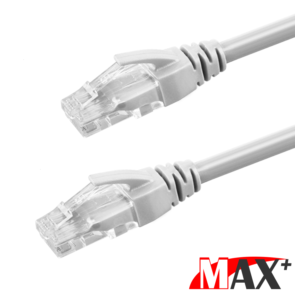 原廠保固Max+ Cat 6超高速網路傳輸線(灰白/30M)