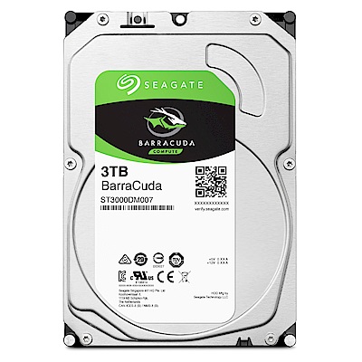 Seagate 新梭魚 3.5吋 3TB 桌上型硬碟 ST3000DM007