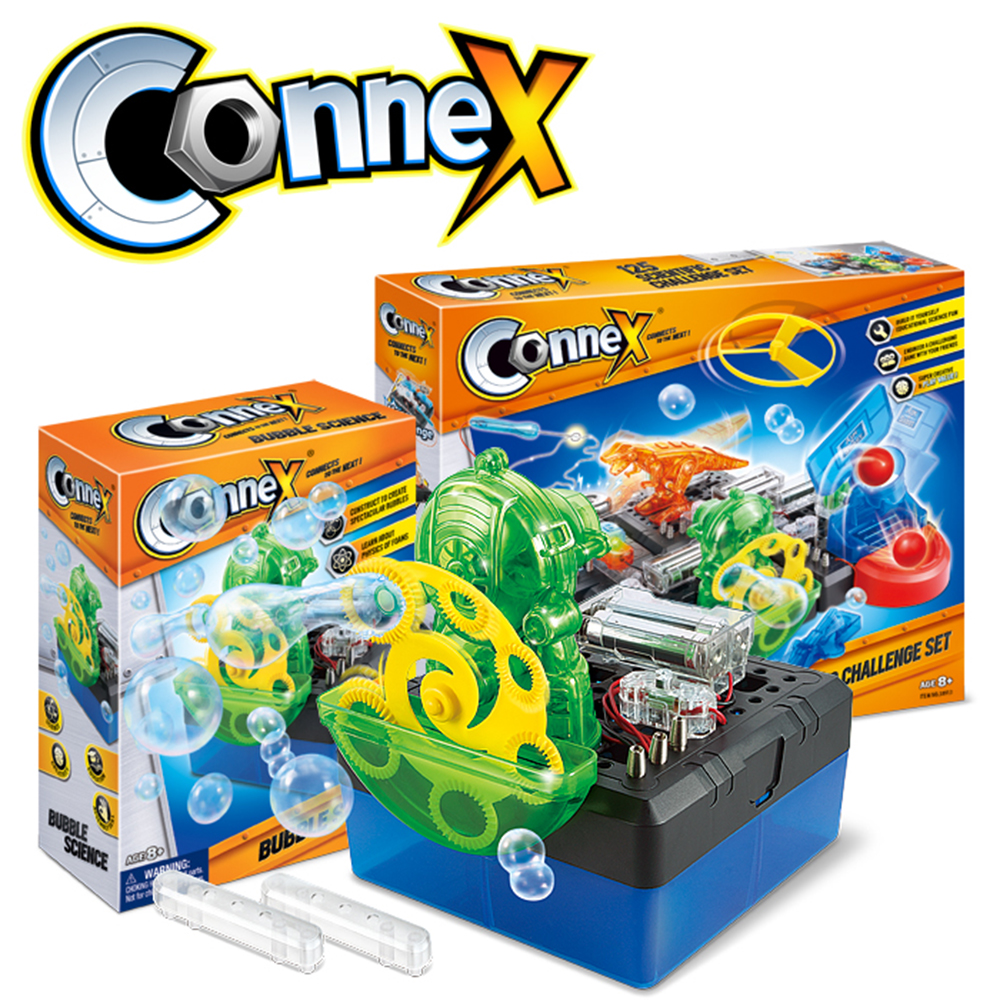 Connex 科學動力玩具-125種動動腦電力科學+動力泡泡機